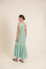 Teresa Green Stripes Dress - Image 3