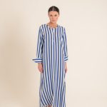 Eleonora Stripe Blue Dress