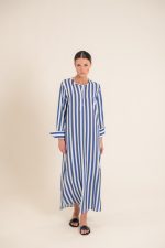 Eleonora Stripe Blue Dress