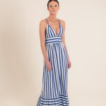 Botanico Blue Stripes Dress
