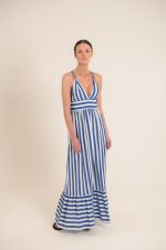 Botanico Blue Stripes Dress