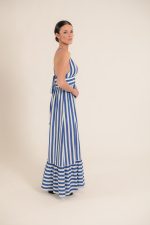 Botanico Blue Stripes Dress - Image 3