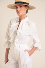 Renata White Shirt - Image 3