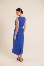 Carlota Intense Blue Dress - Image 4