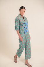 Regina Ludic Flowers Green Pants - Image 2