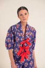 Jasmin Ludic Flowers Purple Top - Image 3