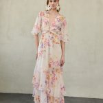 Villy Kaftan Dress White Floral