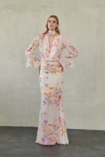 Villy Maxi Skirt White Floral