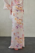 Villy Maxi Skirt White Floral - Image 3