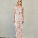 Villy Open Back Dress White Floral