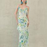 Zayel Open Back Dress Ciel Floral
