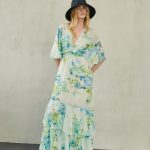 Zayel Kaftan Dress Ciel Floral