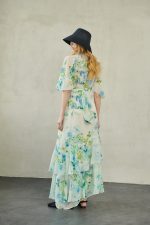 Zayel Kaftan Dress Ciel Floral - Image 3
