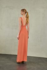 Aria Maxi Dress | Brunt Orange - Image 3
