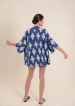 Wasabi Luly Navy Top and Kimono Set - Image 5