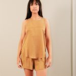 Cupro Top Gold