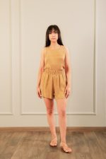 Cupro Shorts Gold