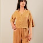 Cupro Shirt Gold