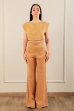 Cupro Pants Gold