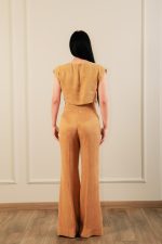 Cupro Pants Gold - Image 4
