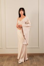 One Shoulder Top Sand - Image 2