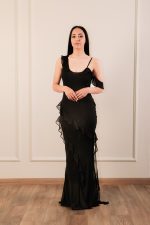 Maxi Black Dress - Image 2