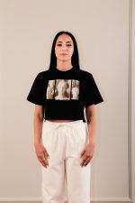 Cropped T-Shirt Black