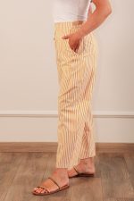 Cropped Trouser Yellow - Image 2
