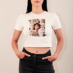 Cropped T-Shirt Ecru