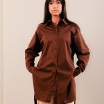 Shrit Dress Brown