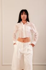 Cropped Shirt Off White