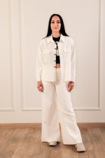 Denim Pants Off White