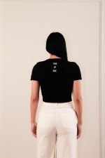 Cropped T-Shirt Black - Image 3