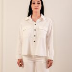 Denim Shirt Off White