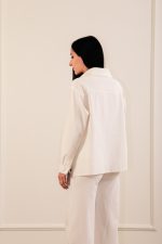 Denim Shirt Off White - Image 3
