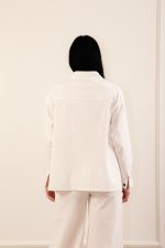 Denim Shirt Off White - Image 4