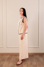 Cropped Pants Vanila - Image 2
