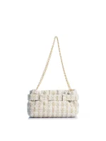 The Pepper Allongé White/Gold Tweed - Image 3