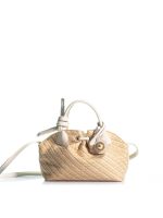 The Swan 2.0 Midi Gold Raffia