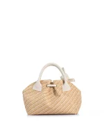 The Swan 2.0 Midi Gold Raffia - Image 3