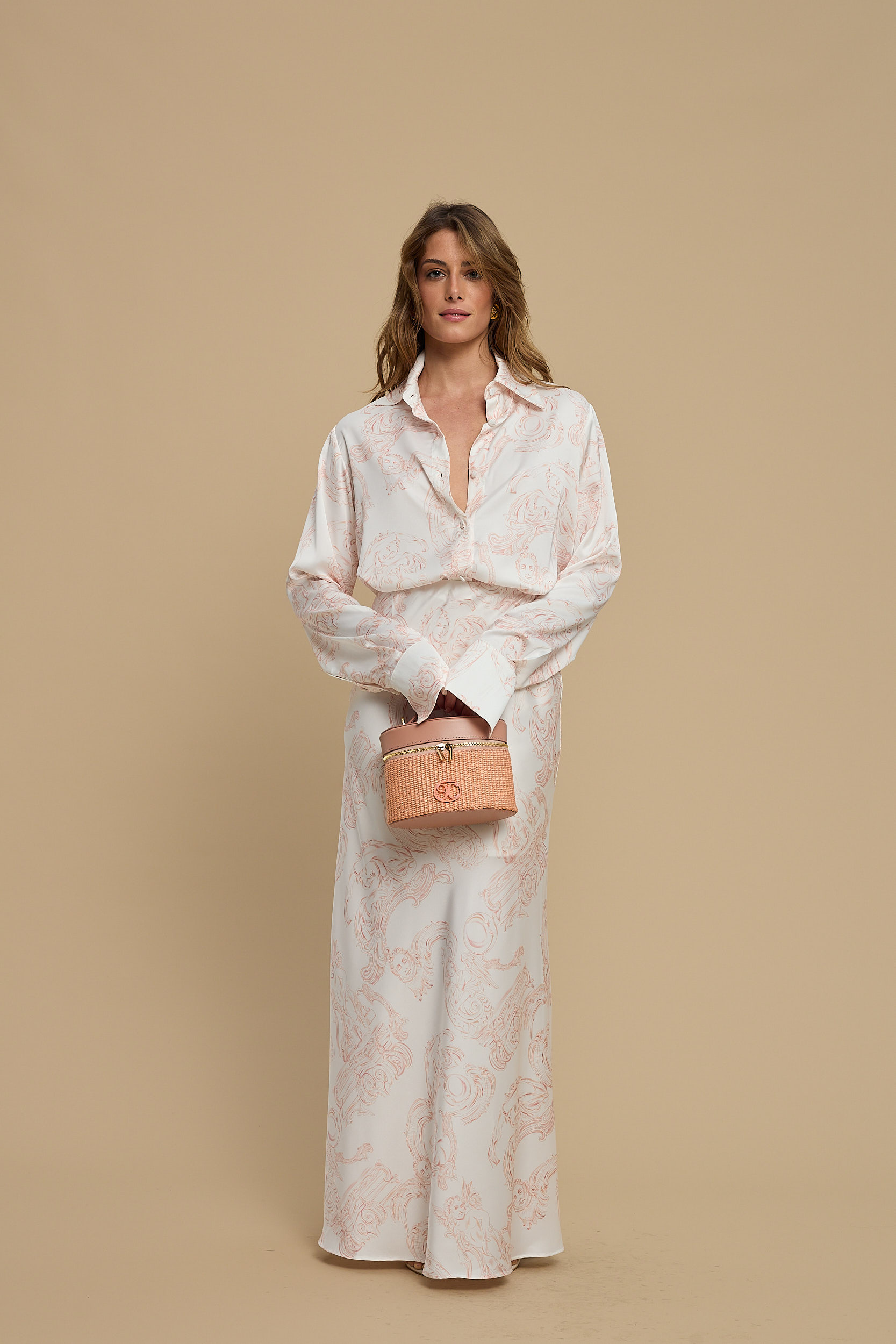 WEB_LACHAINE_SS2630603 Rose Skirt Epoxi Pink - Image 1