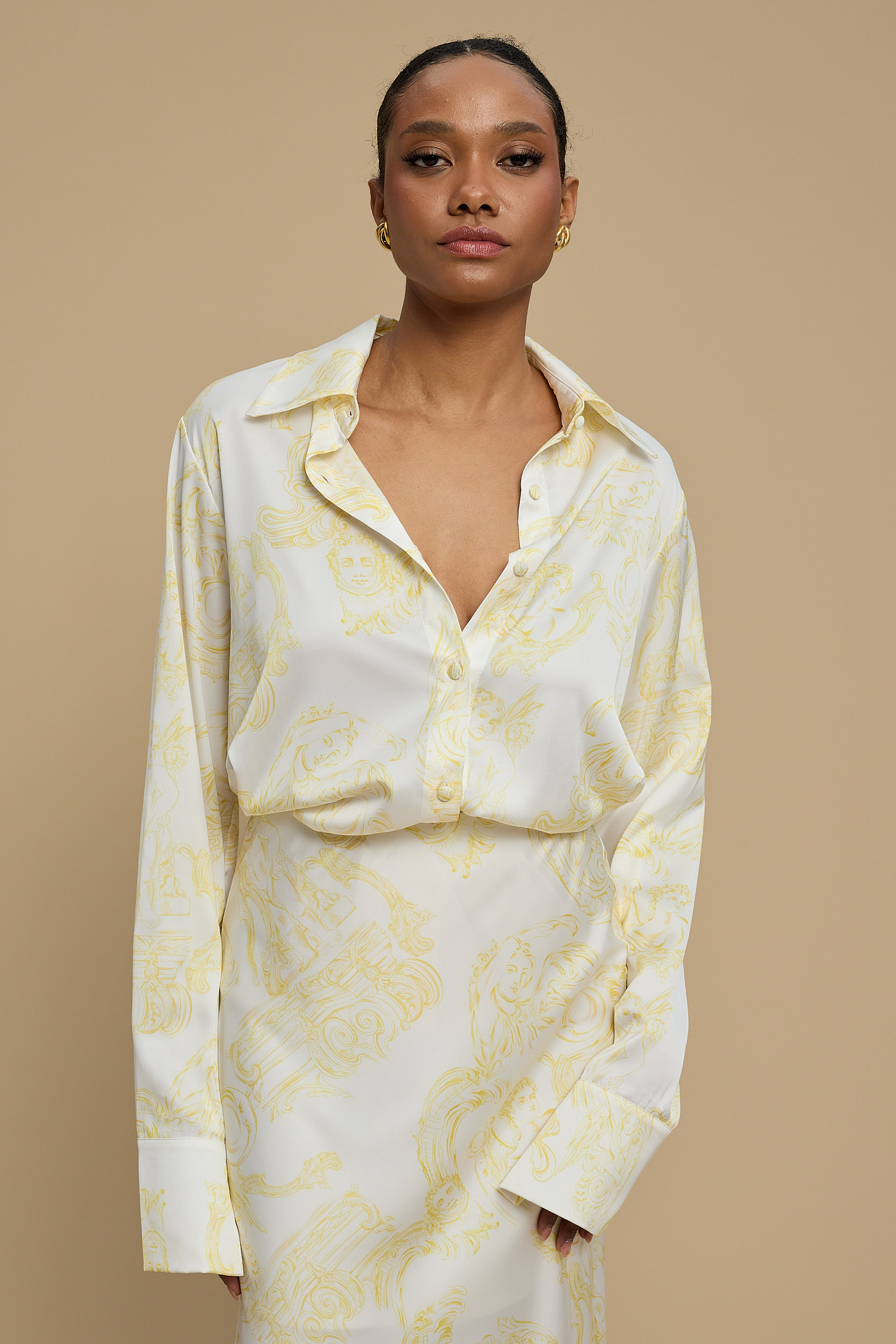 WEB_LACHAINE_SS2630740 Rose Shirt Epoxi Yellow - Image 1