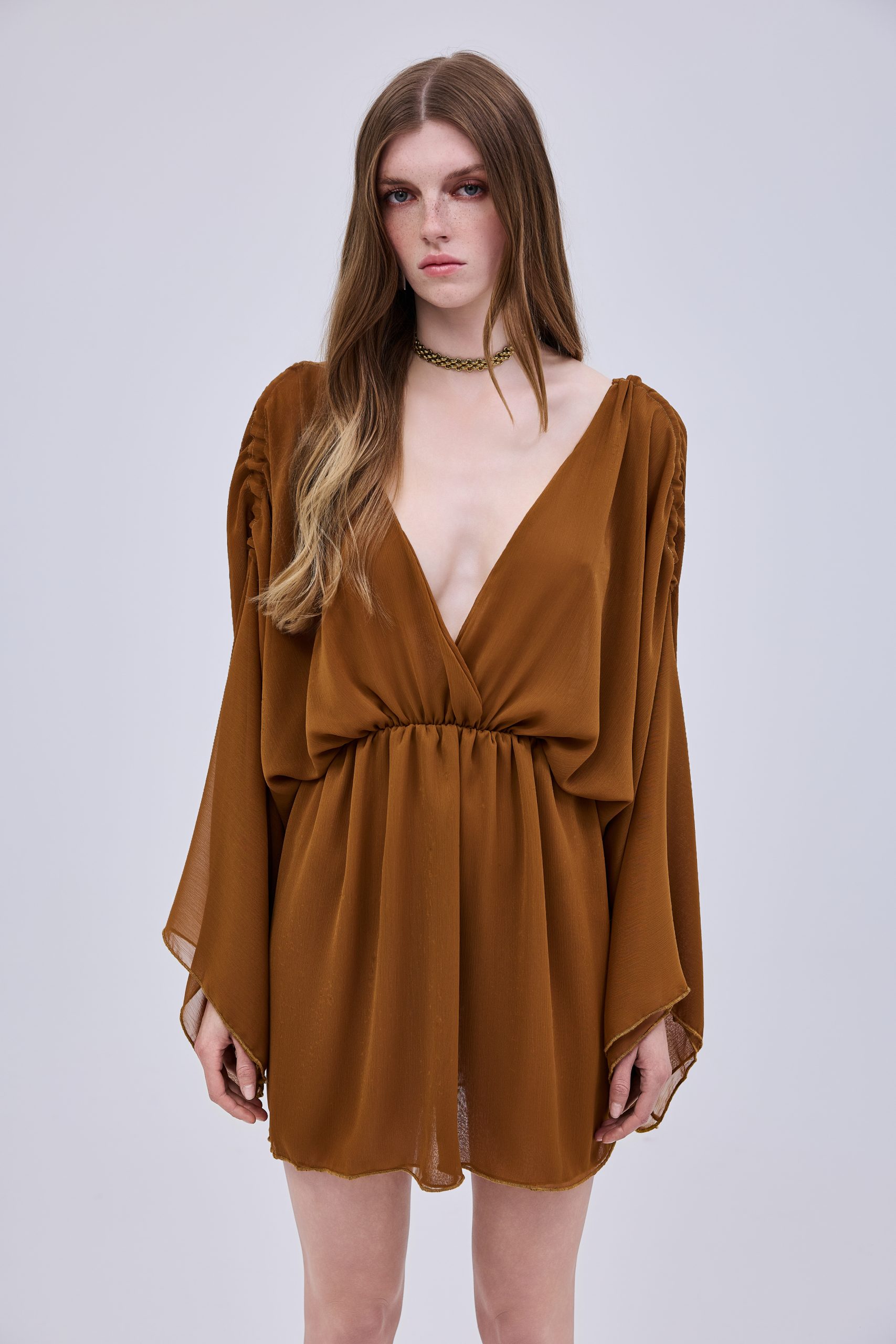 _Y8A0776 Capri Tunique Dress Taba - Image 1