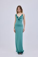 Maxi Hill Dress Aqua - Image 2