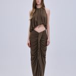 Elastic Midi Skirt