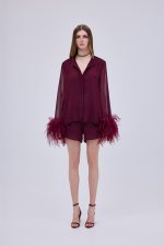 Capri Burgundy Shorts