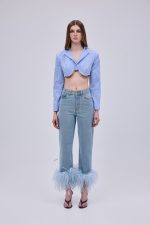 Feather Black Jean