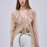 Lace Shirt Beige