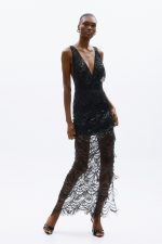 Allure Long Dress Black - Image 3