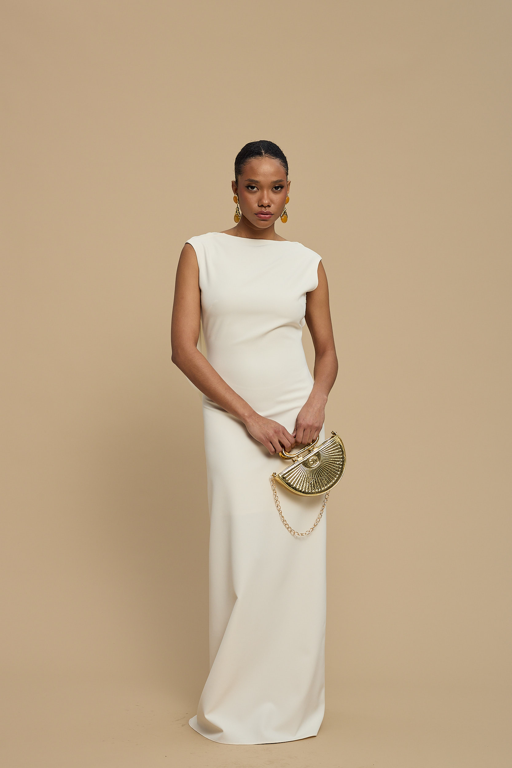 WEB_LACHAINE_SS2629152 Niriida Dress Ecru - Image 1